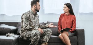 Serviceman in Therapy