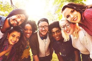 Diverse Group of Friends